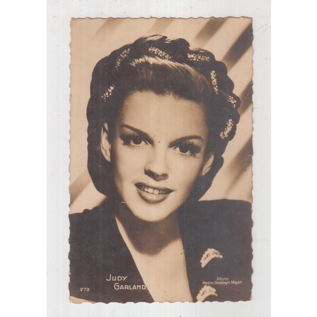 

KARTU POS POSTCARD JUDY GARLAND METRO GOLDWYN MAYER 1946