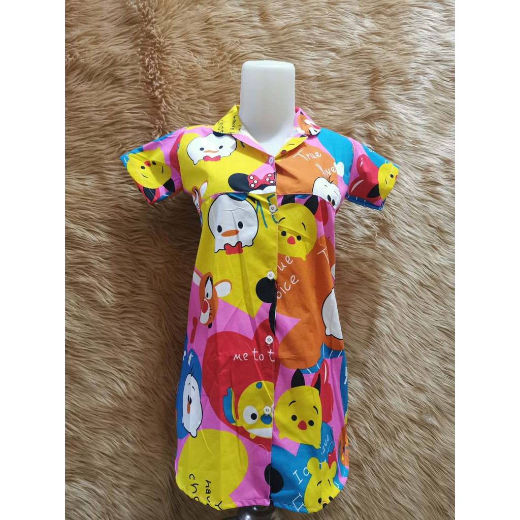 LFF Daster Anak Perempuan Motif Karakter