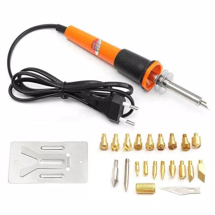 

Art / Solder Lukis Bakar Wood Carving Burning Pen Pyrography 24Pc 30W -Pn05