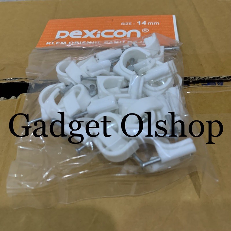 Klem Kabel No. 14 - Klem Kabel Paku Baja - Klem Kabel Paku Beton - Kabel Klem - Klem Kabel 14