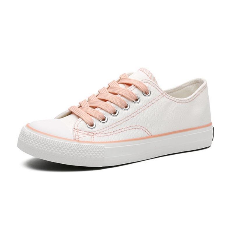 BJS7102 - ORANGE/PINK/PURPLE - Sepatu Sneakers Jalan Import Wanita Terbaru SEPATU WANITA SNEAKERS TALI FLAT FASHION IMPORT TERMURAH TERLARIS TERBARU BAGSTORE JAKARTA JSS7102