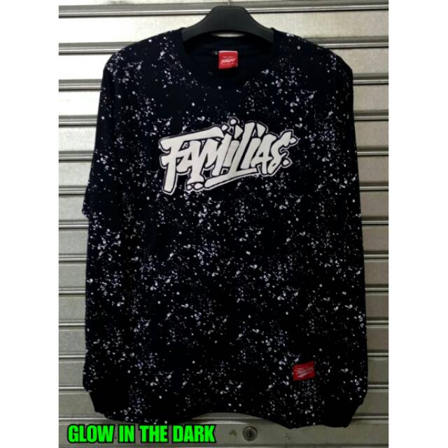 Kaos distro familias glow in the dark