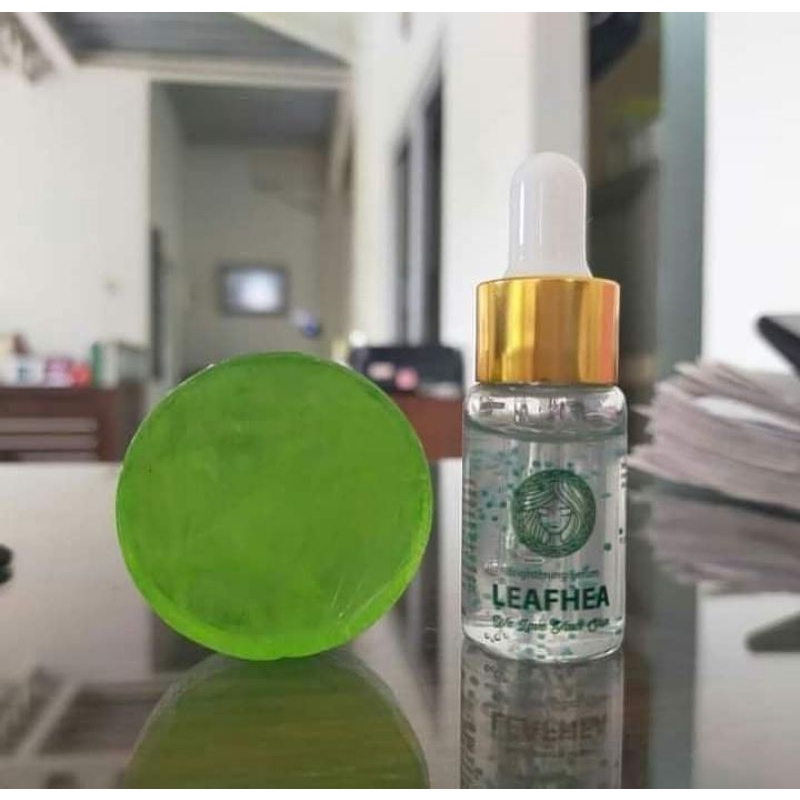 TERBARU PAKET COMBO LEAFHEA SABUN & LEAFHEA SERUM