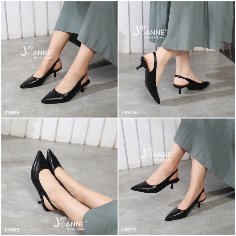 RESTOCK!! [ORIGINAL] JOANNE Slingback Heels Shoes Sepatu Wanita #JN909