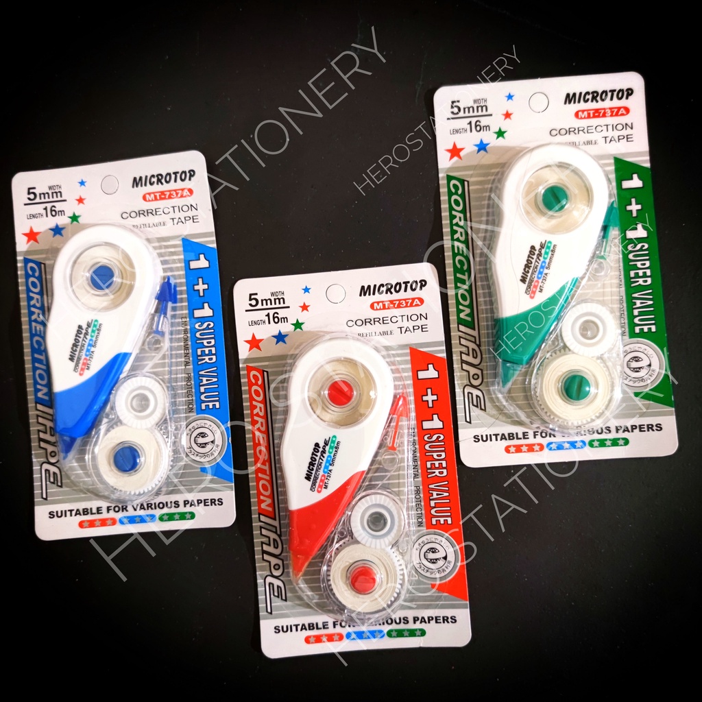 

Microtop correction tape pita koreksi 16 m 737A