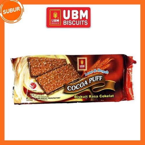 

UBM Cocoa Puff Biscuit 100 gr Biskuit Snack Puff Rasa Cokelat