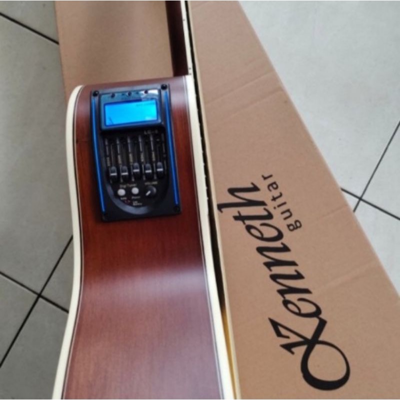 GITAR AKUSTIK ELEKTRIK KENNETH ORIGINAL TUNER LAYAR LC5/AKUSTIK
