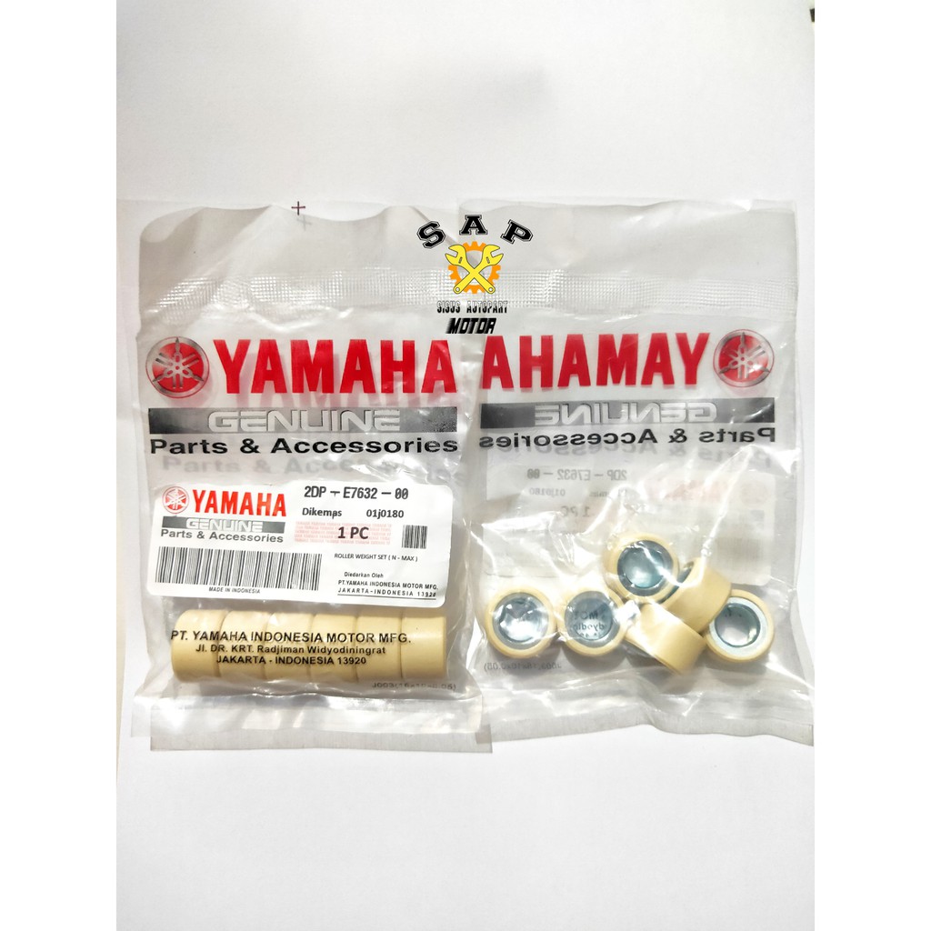 Roller NMAX / Roller Set Nmax 150 / Roller Yamaha NMAX 2DP