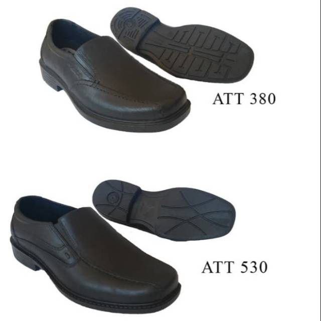 ATT Sepatu pantovel kerja karet - hitam