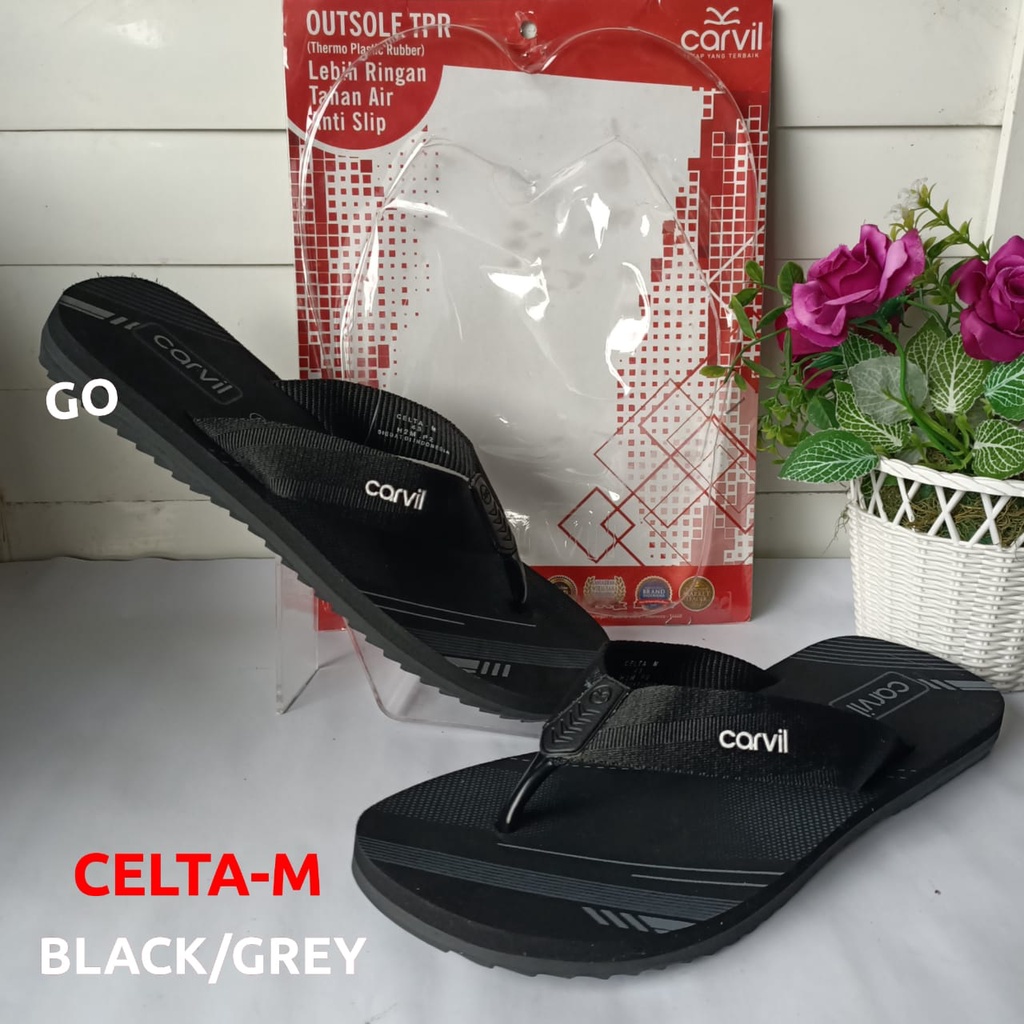 sogo CA CARVIL ORIGINAL! Sandal Jepit Pria CARVIL Sandal Jepit Cowok Anti Selip Anti Anti Air Ringan AwetTerbaru