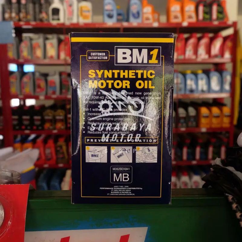 Oli Mesin Motor BM1 Matic PC-1100 Sae 10W-40 800ml