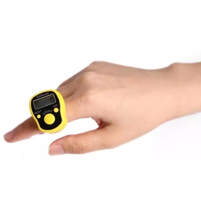 ✧YUKSHOPING✧ Alat Hitung Digital Led Tasbih Jari Counter Tally Tasbeh Ibadah Mini Import Murah Elektronik Mini R487-1