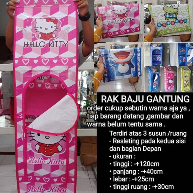  Rak  Baju  Gantung  Susun Karakter  Kartun Rak  Baju  Murah 