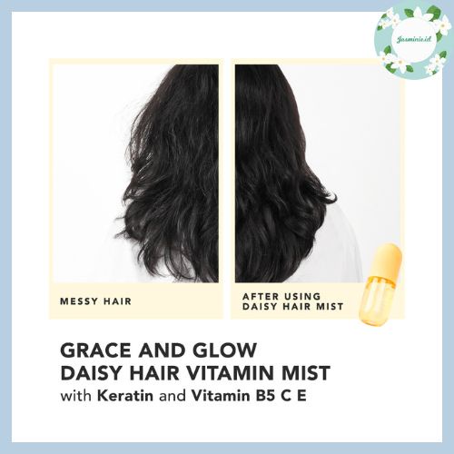 [BPOM] [NEW VARIANT] Grace and Glow Daisy Hair Mist Sweet Scent / Peony Blush Heat Care Hair Mist Silk / Black Opium Silky Hair Mist Soft and Silk hair Golden