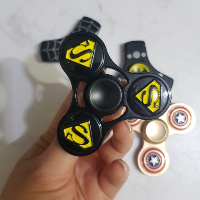 ( BISA COD ) Spinner Captain America Spiderman Superman