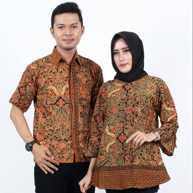 Batik couple wanita tunik kutubaru
