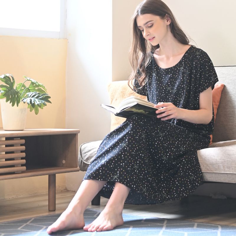 Daster Rayon HABEL NON BUSUI Panjang Semata Kaki-Habel 7