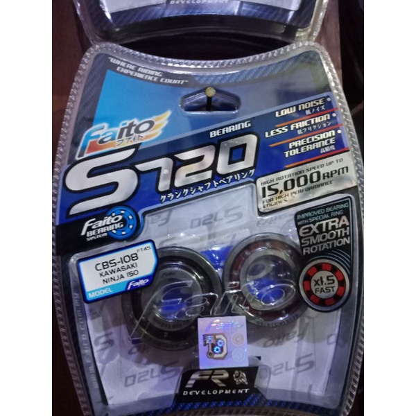 BEARING LAHER KRUK AS KAWASAKI NINJA 150 R RR S720 FAITO RACING BEARING KRUG AS KERAMIK NINJA R RR F