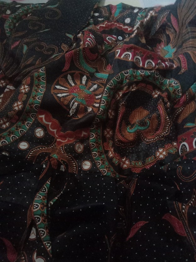 Gamis Batik - Gamis Wanita - Big Size M L Xl - Busui - Sleting Depan