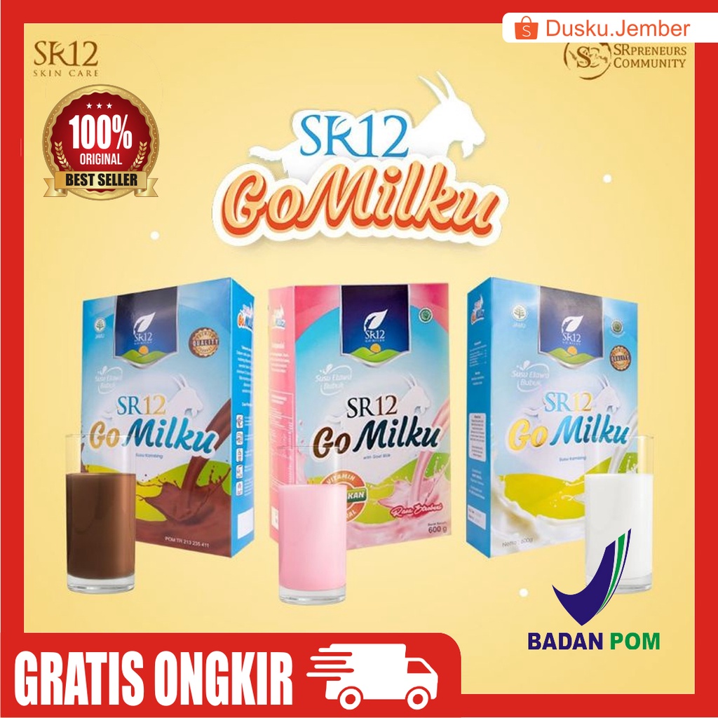 

SUSU GOMILKU SR12/ SUSU KAMBING TANPA GULA/ SUSU KAMBING BPOM HALAL EKTRAK DAUN KELOR