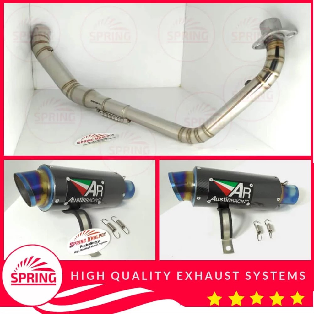 Knalpot Austin Racing CARBON - Knalpot Cbr 150 R New Facelift