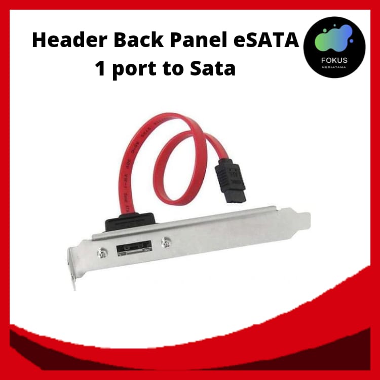 Kabel eSATA to Sata Header Back Panel 1 Port 10017