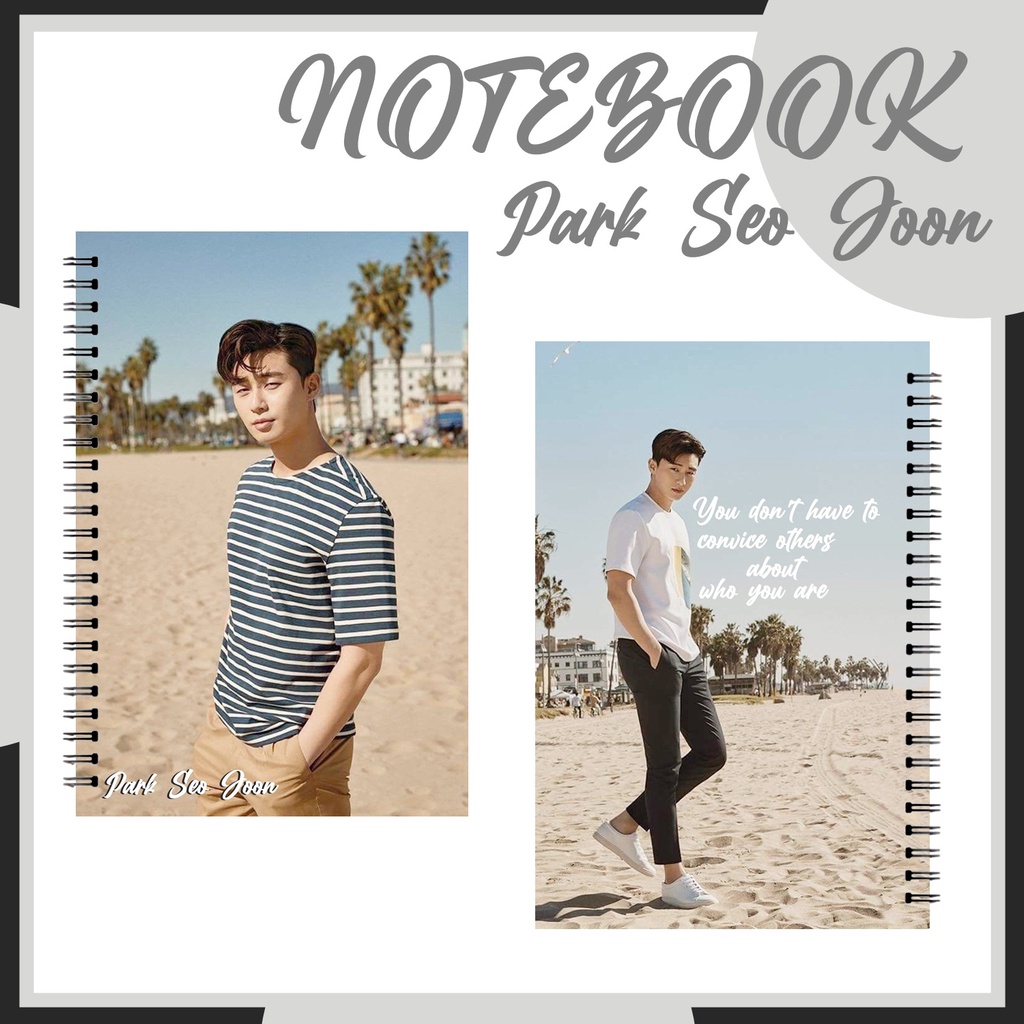

Notebook Park Seo Joon Kdrama Spiral Book