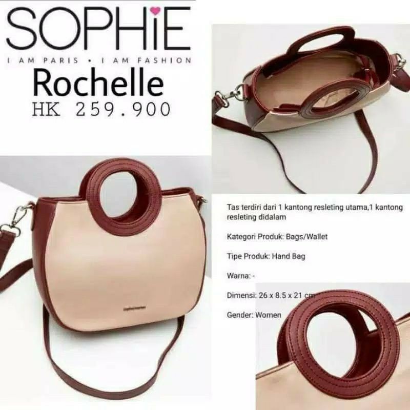 TAS ROCHELLE SOPHIE MARTIN PARIS PROMO TAS SELEMPANG WANITA