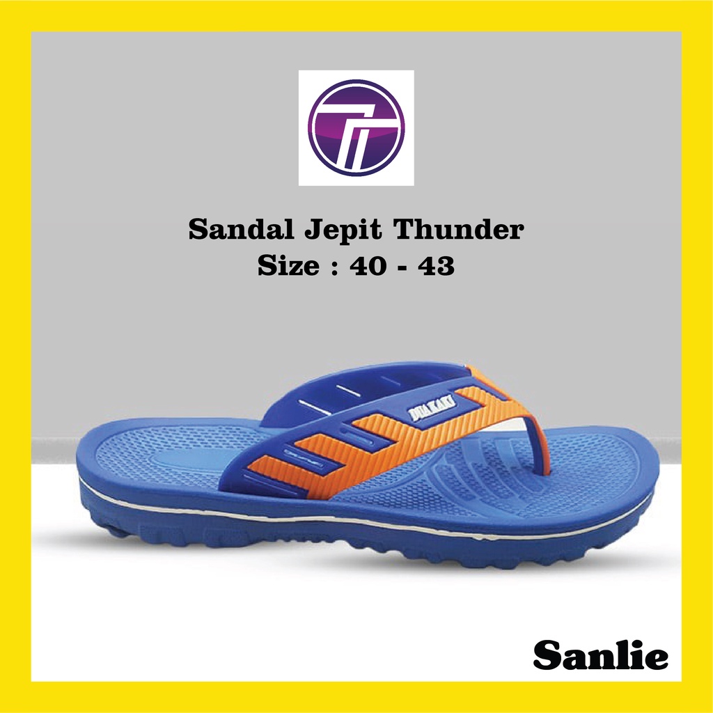 Sanlie Sandal Jepit Thunder / Sendal Jepit Sport Kuat Dan Lentur 513-1