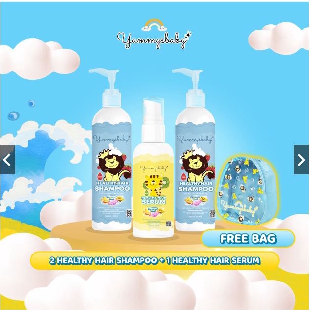 Yummys Baby Shampoo &amp; Serum Penumbuh Rambut Bayi