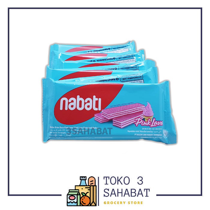 

Richeese Nabati Wafer Pink Lava