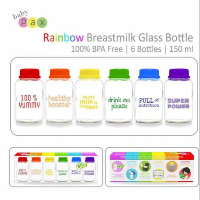 Botol babypax isi 6 Wajib beli Bubble