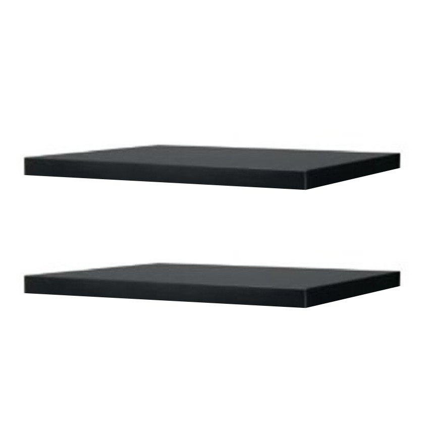 Rak Dinding Minimalis - Floating Shelves Set 2 Pcs 30x20cm - Hitam