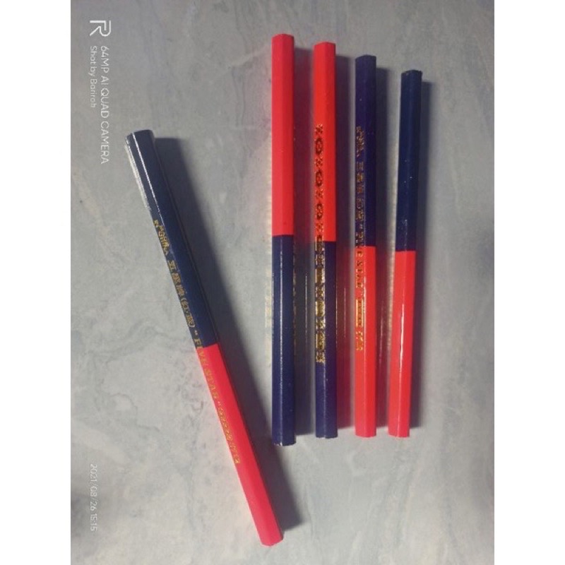 

Pensil Pola Five Star Pensil Merah Biru untuk jahit konveksi pola kain design ukuran besar