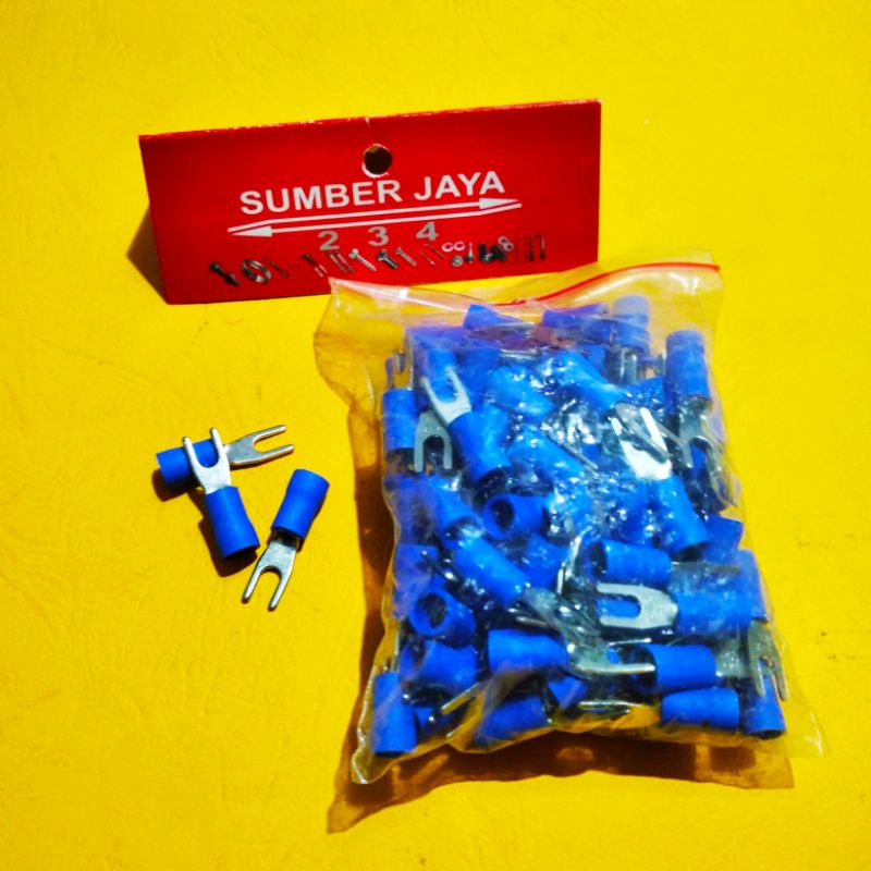 skun Y biru VF 2-3 isi 1 / skun garpu TERMURAH