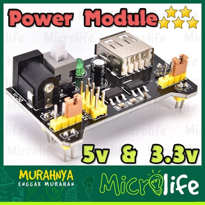 Breadboard 5v - 3.3v Power Module MB-102