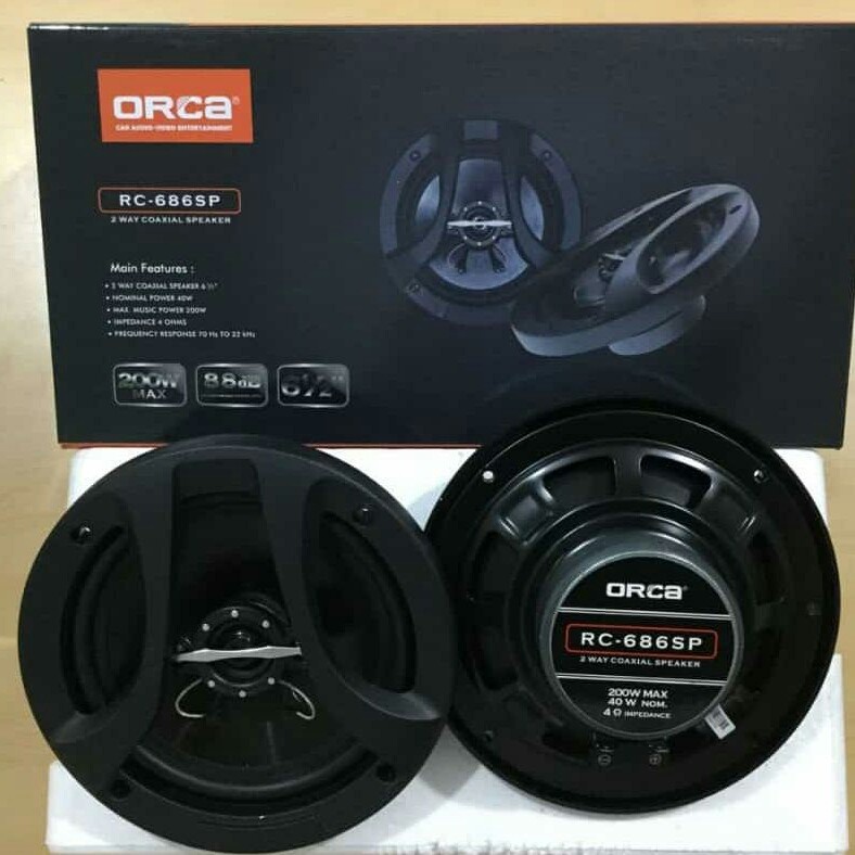 Jual Speaker Pintu Coaxial ORCA RC686 SP / 689 SP 6 Inch Universal