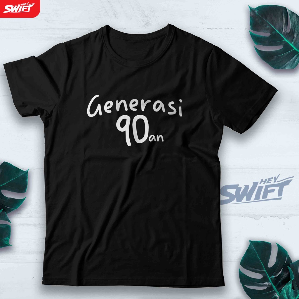 KAOS GENERASI 90AN 90 AN 90-AN TSHIRT BAJU DISTRO