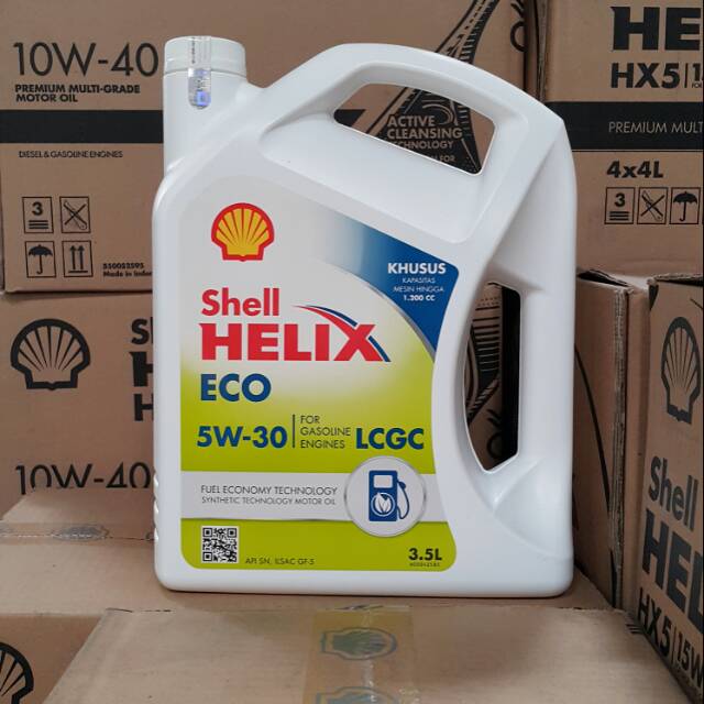 OLI MESIN MOBIL LCGC SHELL HELIX ECO 5W-30 3,5 LITER