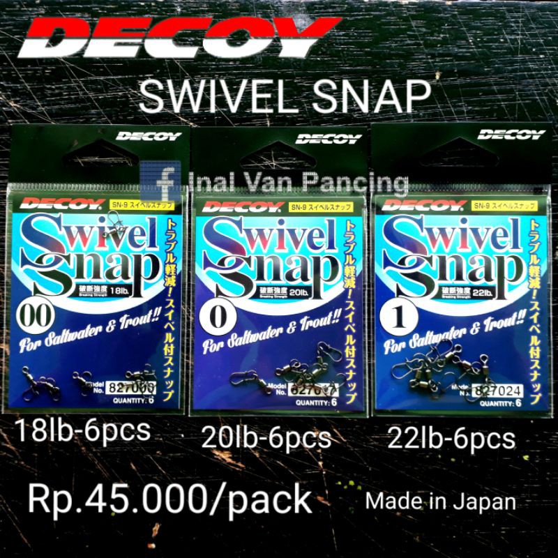 Decoy Swivel Snap