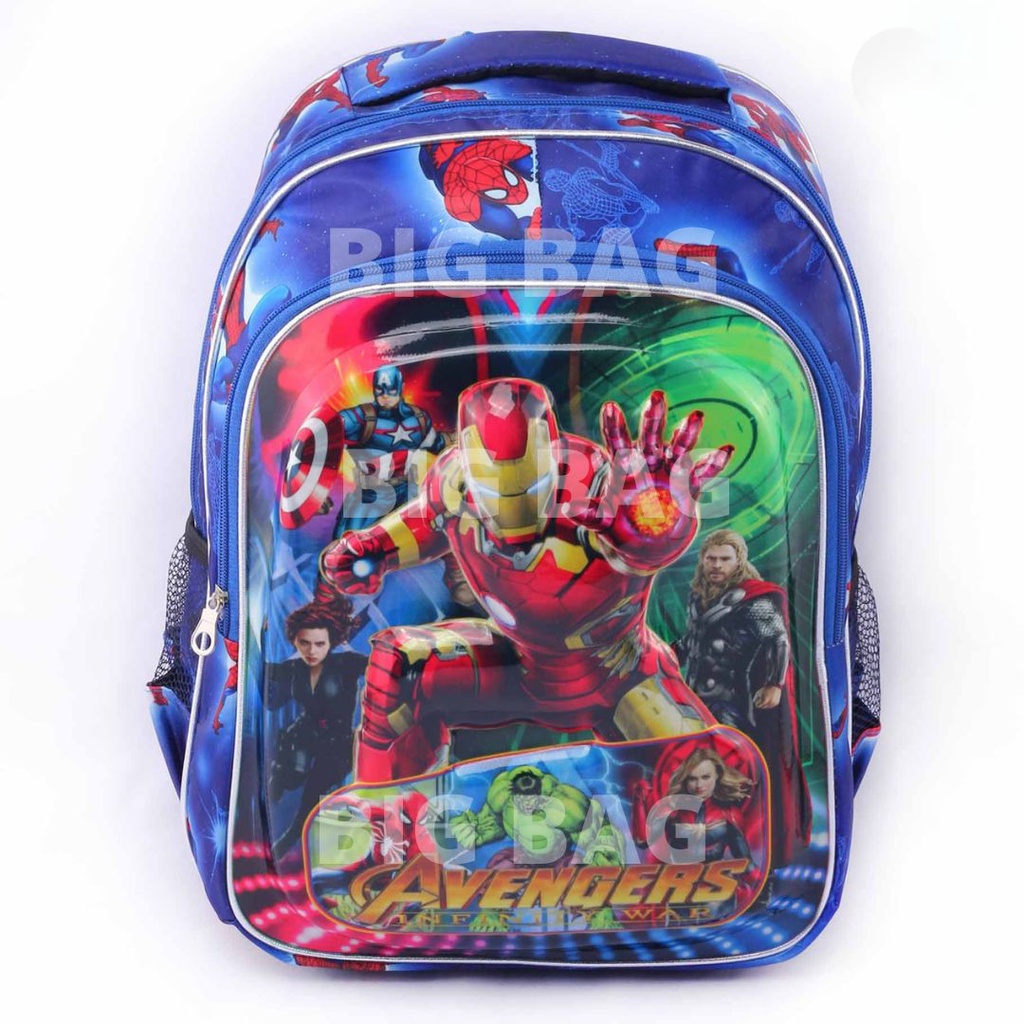 RTM - Tas Ransel Sekolah SD Anak Laki Laki Karakter - 4D Emboss Next Clarity Hologram - Tas 4D Timbul School bag