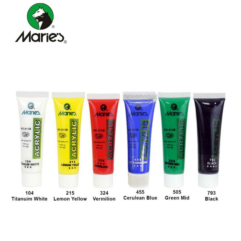 

Acrylic Colour Set Type 81306B 30ml 6 warna
