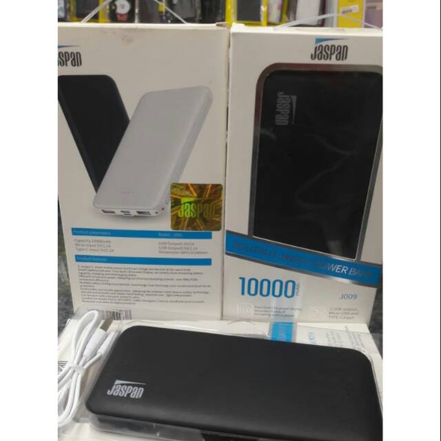 Powerbank jaspan J009 10.000 MAH FAST Charging 2.1A