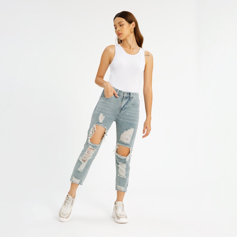 VIERLIN - Jeans 8707 - RIPPED JEANS