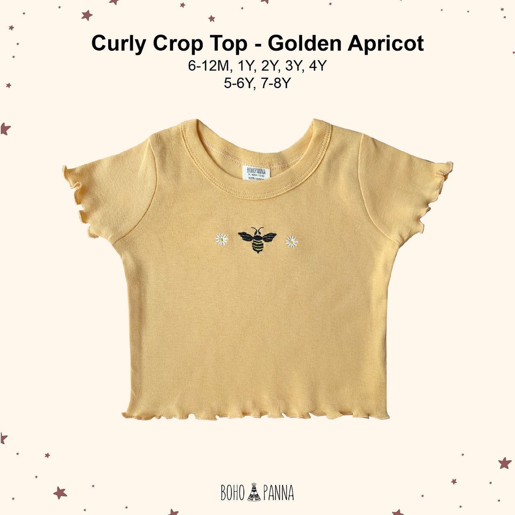 Bohopanna - Curly Crop Top The Overtee