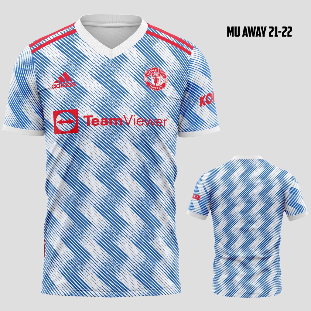 Jersey Bola FULLPRINT JEERSEY MU AWAY 21-22 / Baju Bola / Jersey Sepak Bola / Jersey Bola Terbaru / 