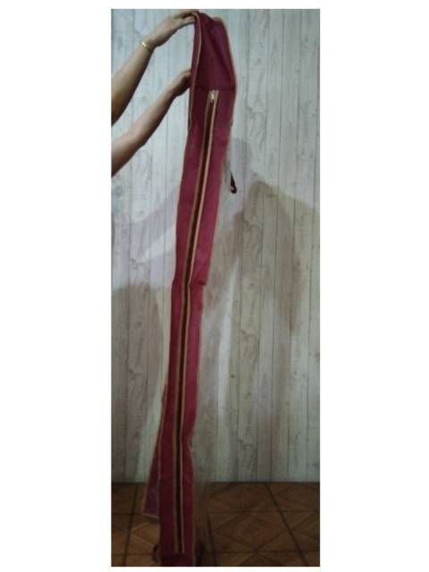 Cover gaun baju pengantin / cover gantungan baju gaun / pelindung gaun merah maroon - 185Cm