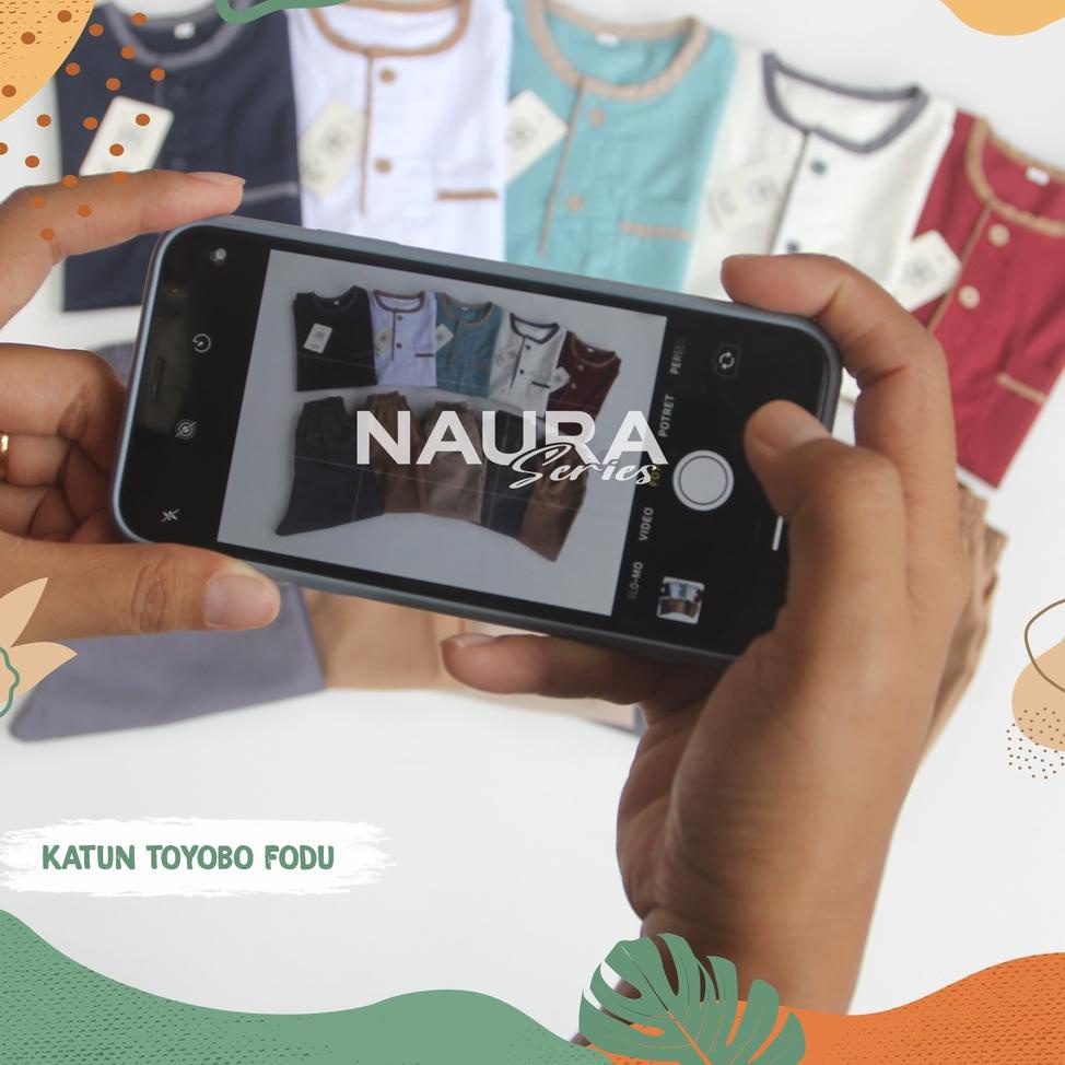 [KODE QDEFM] Baju Koko Anak Setelan Laki laki Celana dan Baju Bahan Katun Toyobo Premium HQ Halus da