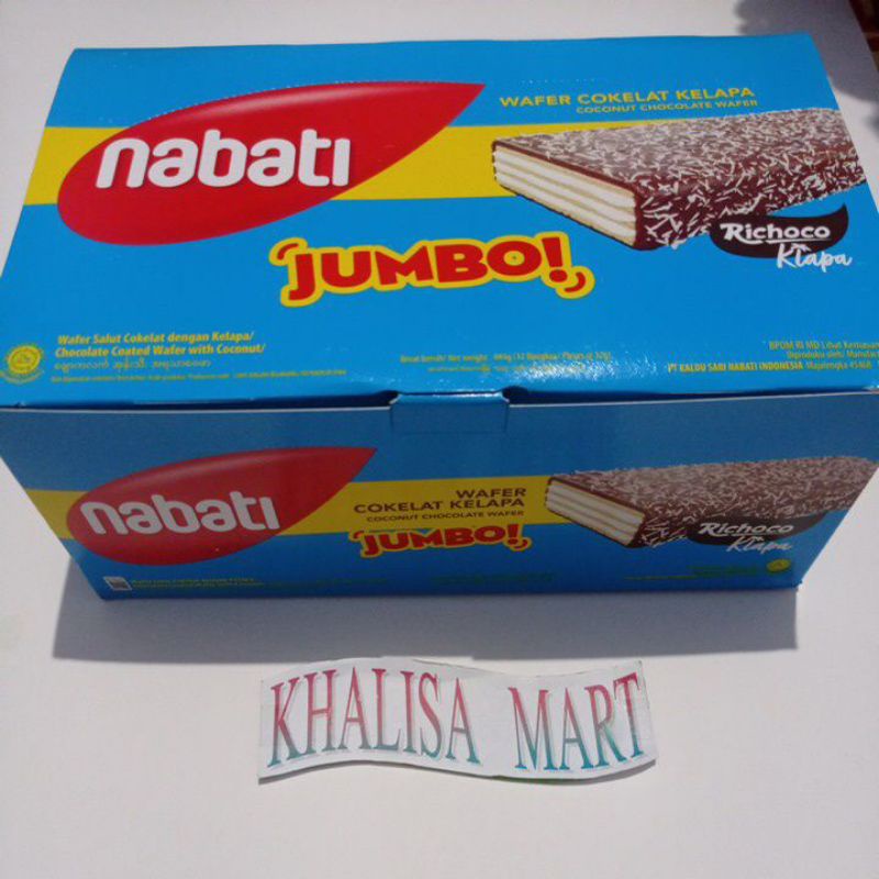 

Nabati Wafer Coklat Kelapa Jumbo | 12 PCS