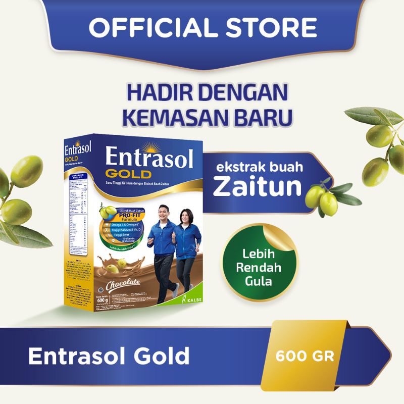 

ENTRASOL Gold Coklat Susu Tulang 580gr